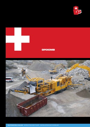 Puinrecyclinginstallaties Gipo RC 130 C