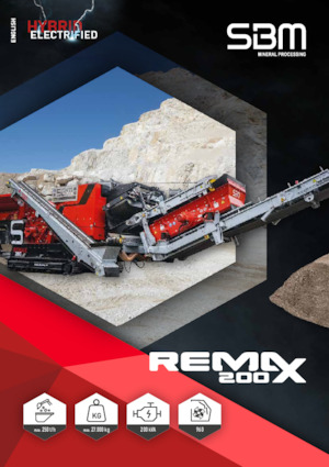 Puinrecyclinginstallaties SBM REMAX 200