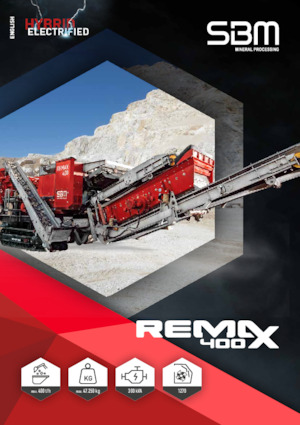 Puinrecyclinginstallaties SBM REMAX 400