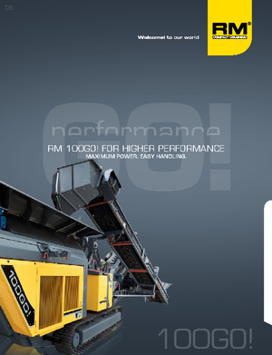 Puinrecyclinginstallaties Rubble Master RM 100GO!