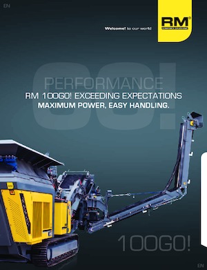 Puinrecyclinginstallaties Rubble Master RM 100GO!