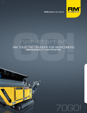 Puinrecyclinginstallaties Rubble Master RM 70 GO!