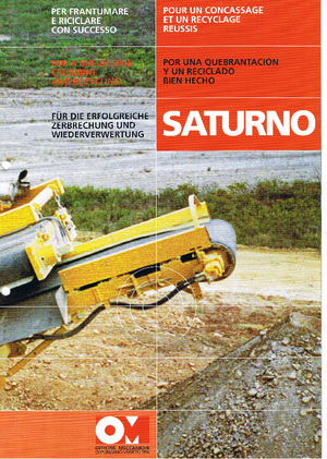 Puinrecyclinginstallaties OM Saturno