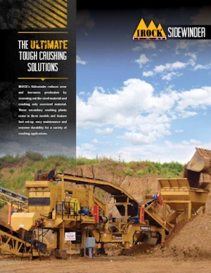 Puinrecyclinginstallaties IROCK  SIDEWINDER-20