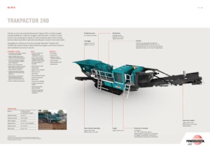 Puinrecyclinginstallaties Powerscreen Trakpactor 260