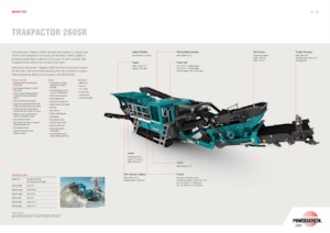 Puinrecyclinginstallaties Powerscreen Trakpactor 260SR