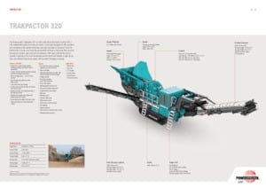 Puinrecyclinginstallaties Powerscreen Trakpactor 320