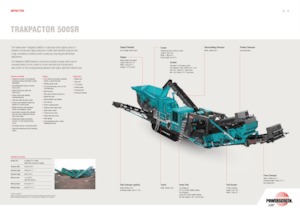 Puinrecyclinginstallaties Powerscreen Trakpactor 500SR