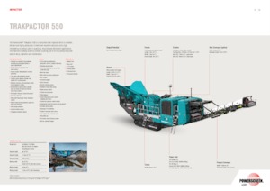 Puinrecyclinginstallaties Powerscreen Trakpactor 550