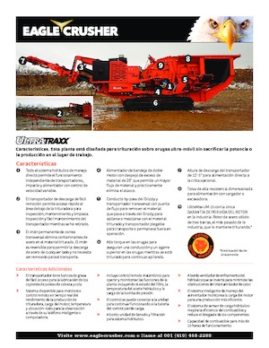 Puinrecyclinginstallaties Eagle Crusher UltraTraxx 