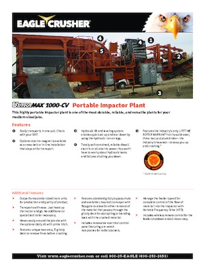 Puinrecyclinginstallaties Eagle Crusher UM-15