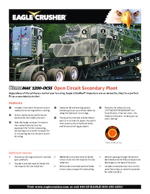 Puinrecyclinginstallaties Eagle Crusher UM-25