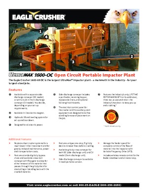 Puinrecyclinginstallaties Eagle Crusher UM-69