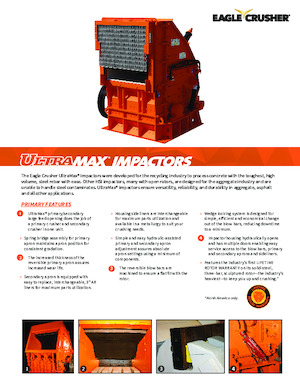 Puinrecyclinginstallaties Eagle Crusher UM-69X