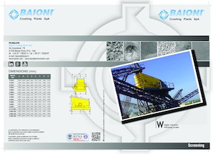 Puinrecyclinginstallaties Baioni W400/2