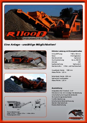 Puinrecyclinginstallaties Rockster R 1100 D