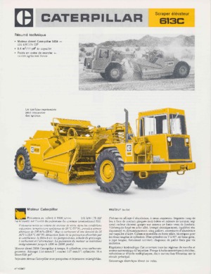 Schrapers Caterpillar 613C