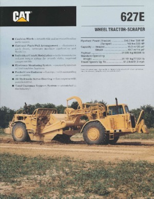 Schrapers Caterpillar 627E