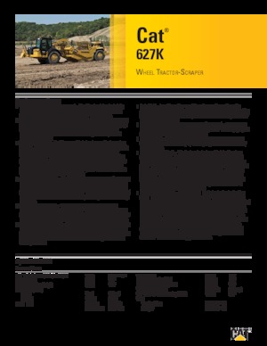 Schrapers Caterpillar 627K