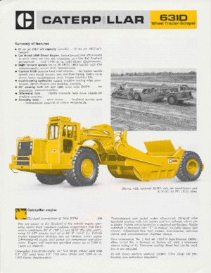 Schrapers Caterpillar 631D