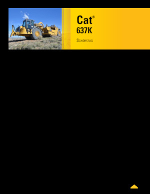Schrapers Caterpillar 637K