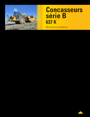 Schrapers Caterpillar 637K