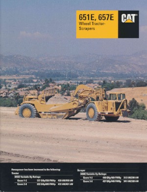 Schrapers Caterpillar 651 E
