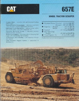 Schrapers Caterpillar 657 E