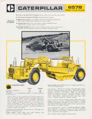 Schrapers Caterpillar 657B