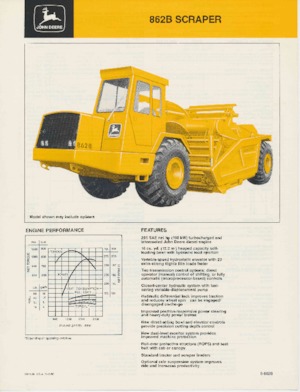 Schrapers John Deere Construction 862B