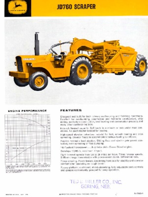 Schrapers John Deere Construction JD760