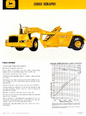 Schrapers John Deere Construction JD860
