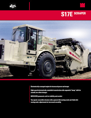 Schrapers Terex S17E