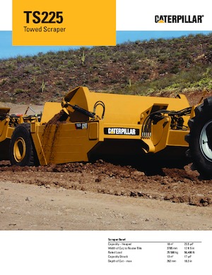 Schrapers Caterpillar TS225