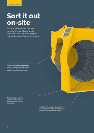 Zeefbakken Epiroc BS 1600