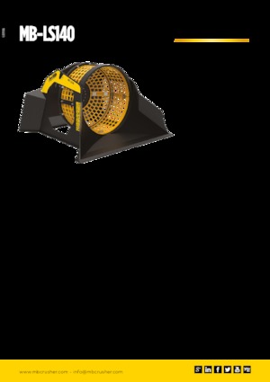 Zeefbakken MB Crusher MB-LS140