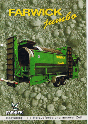 Afvalverwijderingsinstallatie - Zeefinstallaties Farwick® Jumbo