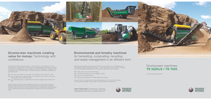 Afvalverwijderingsinstallatie - Zeefinstallaties Neuson-Ecotec TS 7020