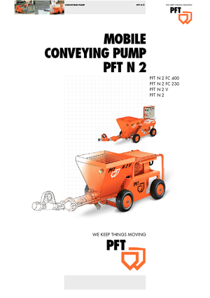 Schroeftransporteurpompen PFT N 2 V