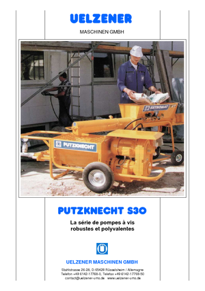 Schroeftransporteurpompen Uelzener S 30 R210 UE5O7R2