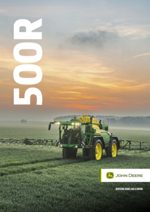 Zelfrijdende veldspuiten John Deere 550R