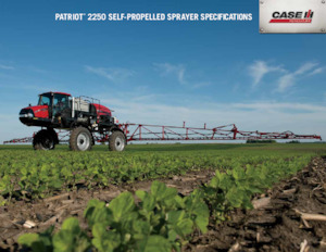 Zelfrijdende veldspuiten Case IH Patriot® 2250