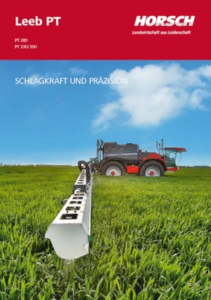 Zelfrijdende veldspuiten Horsch PT 330