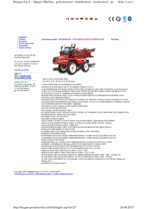 Zelfrijdende veldspuiten Bargam Mac 4000 XL