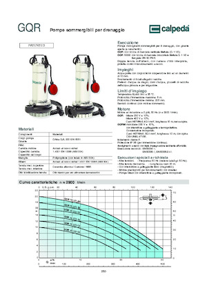 Rioolpomp Calpeda GQR 10-16