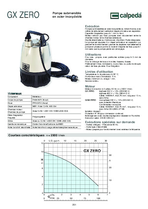 Rioolpomp Calpeda GQS 40-9