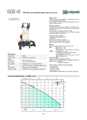Rioolpomp Calpeda GQV 50-8