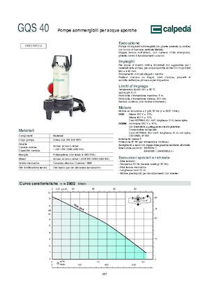 Rioolpomp Calpeda GQV 50-8