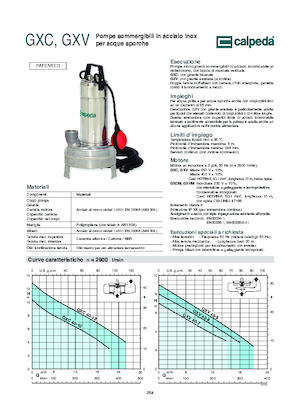 Rioolpomp Calpeda GXV 40-9