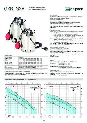 Rioolpomp Calpeda GXVM 25-10